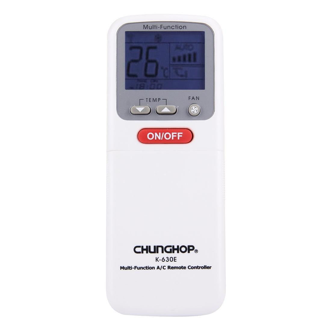 Universal Lcd Air Conditioner Remote Control By Chunghop For Various Brands Remote Controls