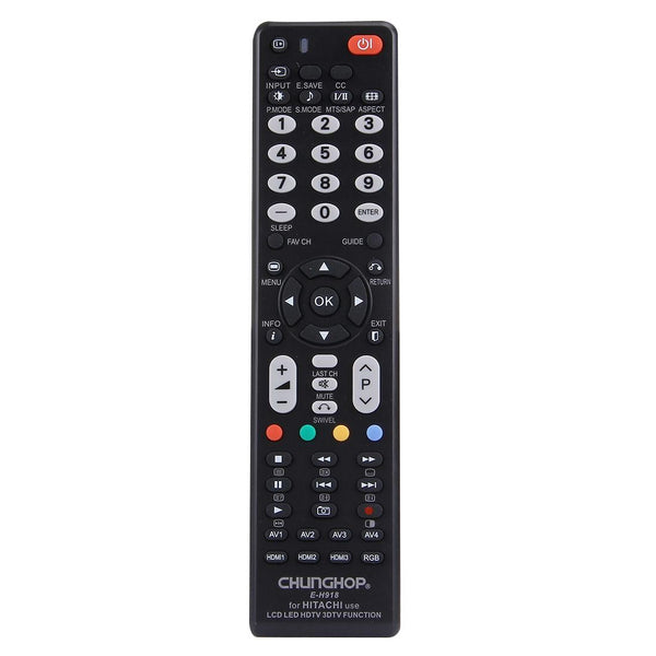 Universal Remote Control For Hitachi Led Lcd And 3D Televisions Remote Controls