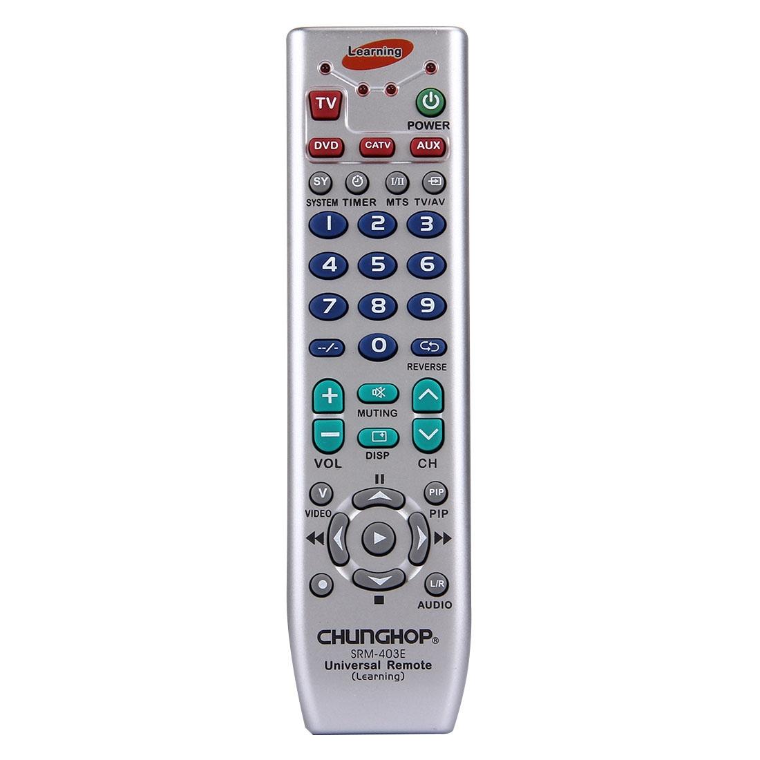 Universal Learning Remote Control For Television Vcr Satellite Cable Hifi Dvd Cd Vcd Remote Controls