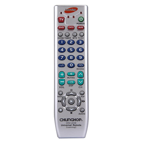 Universal Learning Remote Control For Television Vcr Satellite Cable Hifi Dvd Cd Vcd Remote Controls