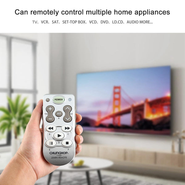 Chunghop L102 Universal Learning Remote Control For Home Entertainment Systems Remote Controls