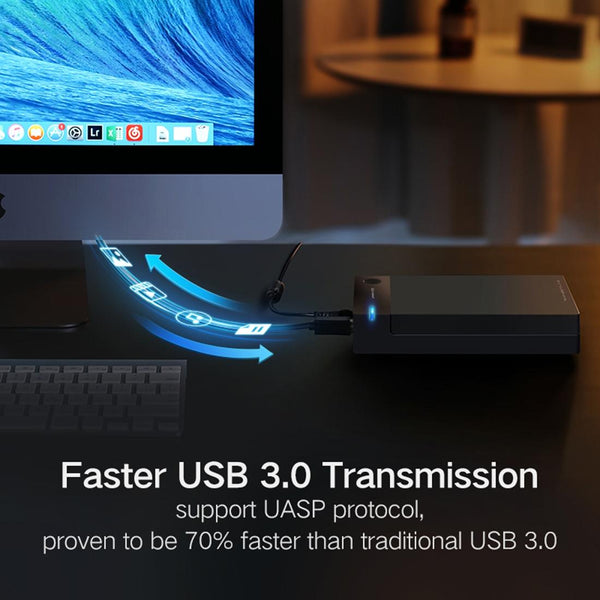 Usb 3.0 Sata Ssd Adapter For 2.5 Inch And 3.5 Hdd Enclosure Other Drives Storage & Media