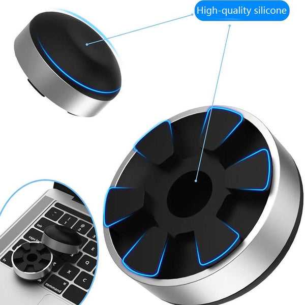 Compact Aluminium Laptop Cooler Stand With Ergonomic Design And Air Circulation Stands Holders & Car Mounts