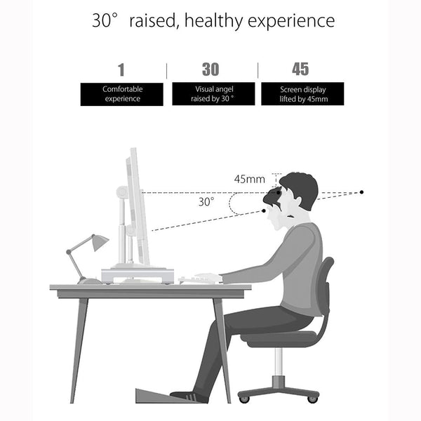 Premium Aluminium Alloy Monitor Stand For Organised Desktop Space Monitor Mounts & Stands