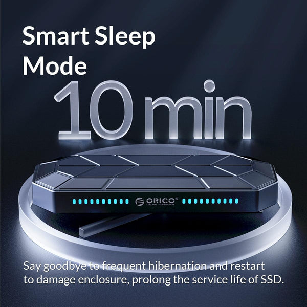 Rgb M.2 Nvme Solid State Drive Enclosure With Compact Design Solid State Drives