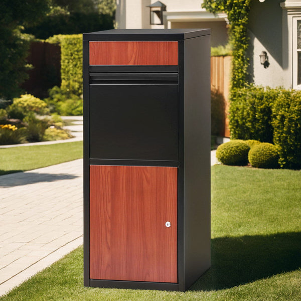 Gardeon Parcel Letterbox Drop Box Package Black Letterboxes