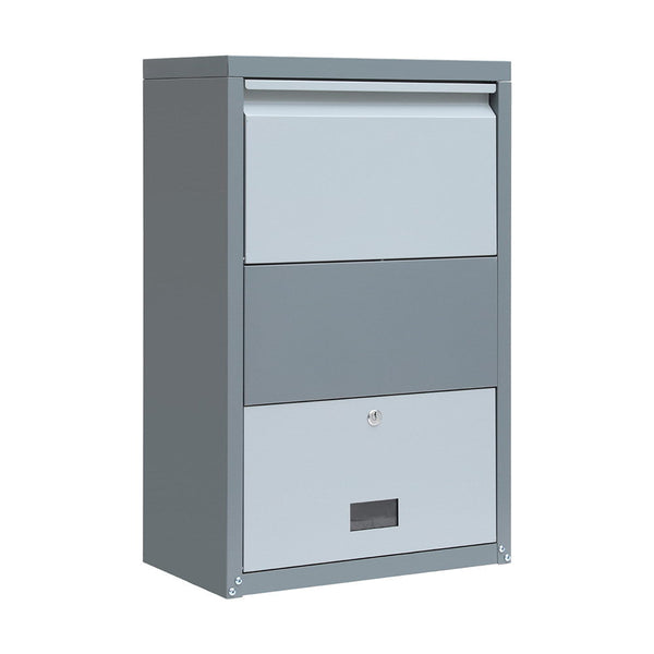 Gardeon Parcel Letterbox Drop Box Package Grey Letterboxes