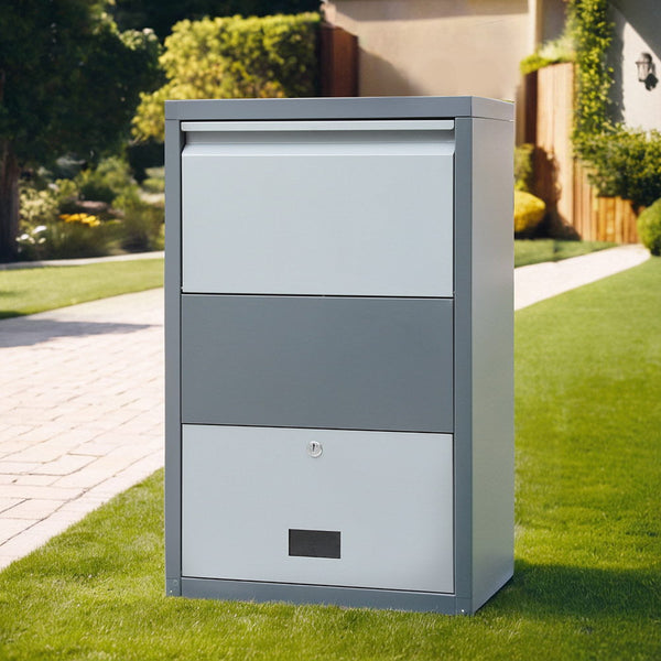 Gardeon Parcel Letterbox Drop Box Package Grey Letterboxes