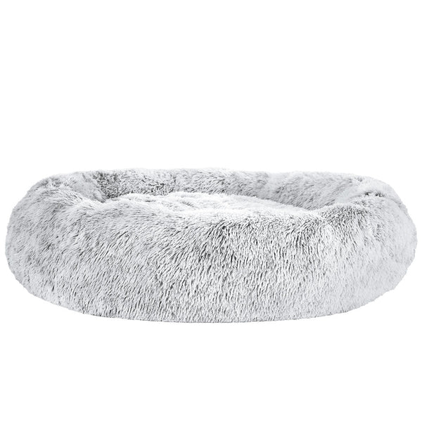 I.Pet Pet Bed Dog Cat 110Cm Calming Extra Large Soft Plush Light Charcoal Pet Beds