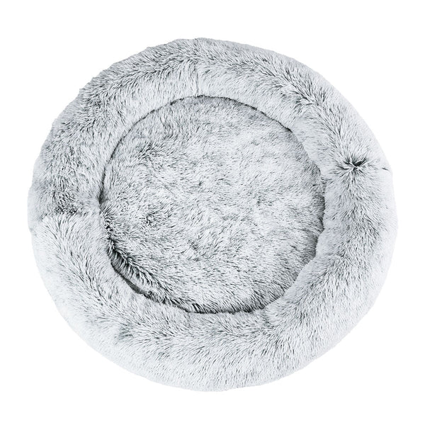 I.Pet Pet Bed Dog Cat 110Cm Calming Extra Large Soft Plush Light Charcoal Pet Beds