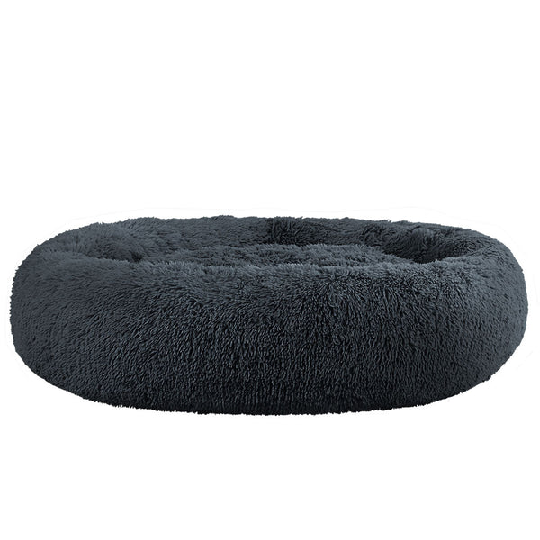 I.Pet Pet Bed Dog Cat 110Cm Calming Extra Large Soft Plush Light Charcoal Pet Beds