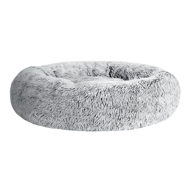 I.Pet Bed Dog Cat 90Cm Large Calming Soft Plush Light Charcoal Pet Beds