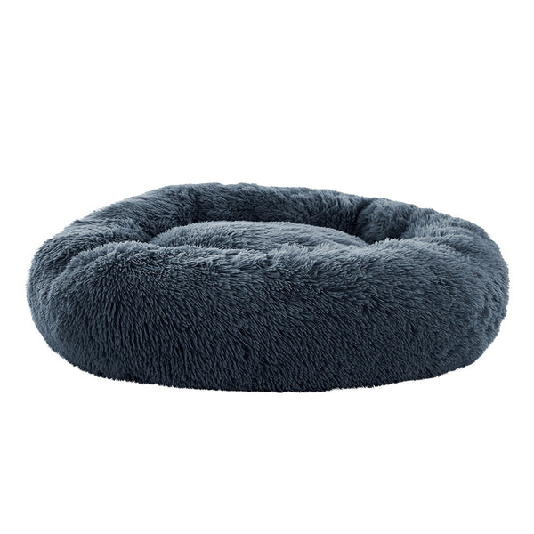 I.Pet Bed Dog Cat 90Cm Large Calming Soft Plush Light Charcoal Pet Beds