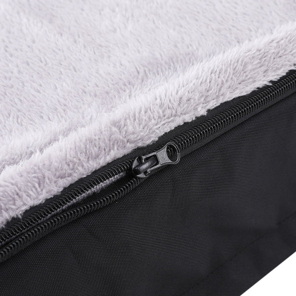 I.Pet Pet Bed Dog Cat Large Calming Soft Sofa Foam Cushion Washable Cover Grey Pet Beds