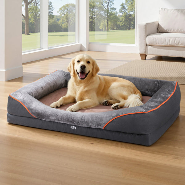 I.Pet Pet Bed Orthopedic Washable Dog Bed Plush Fleece Sofa Cushion Mat Pet Beds