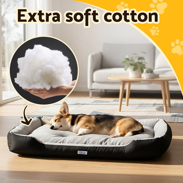 I.Pet Bed Dog Soft Pp Cotton Mat Sleeping Comfy Cushion Washable Extra Large Pet Beds