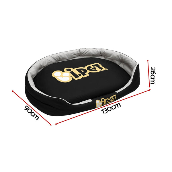 I.Pet Dog Bed Xxl Large Jumbo Calming Soft Sofa Cushion Mat Washable 130X90x26cm Pet Beds