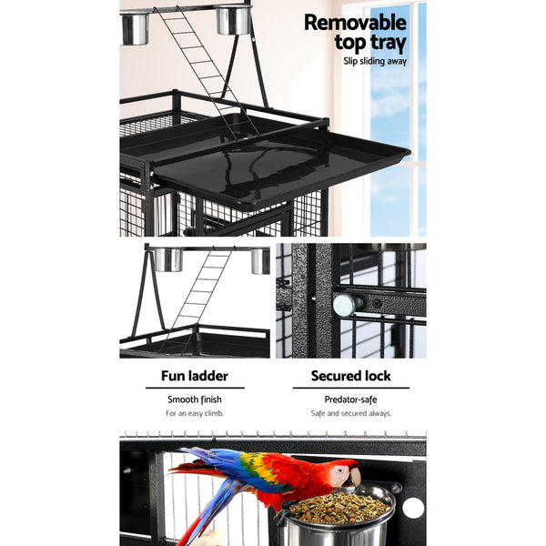 I.Pet Bird Cage 173Cm Large Aviary Bird Cages