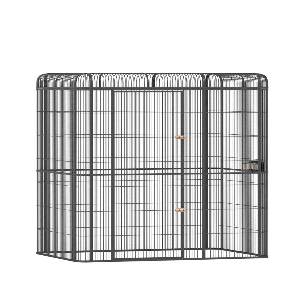 Bird Cages I.Pet Bird Cage Large Walk In Aviary Budgie Perch Parrot Huge 203Cm