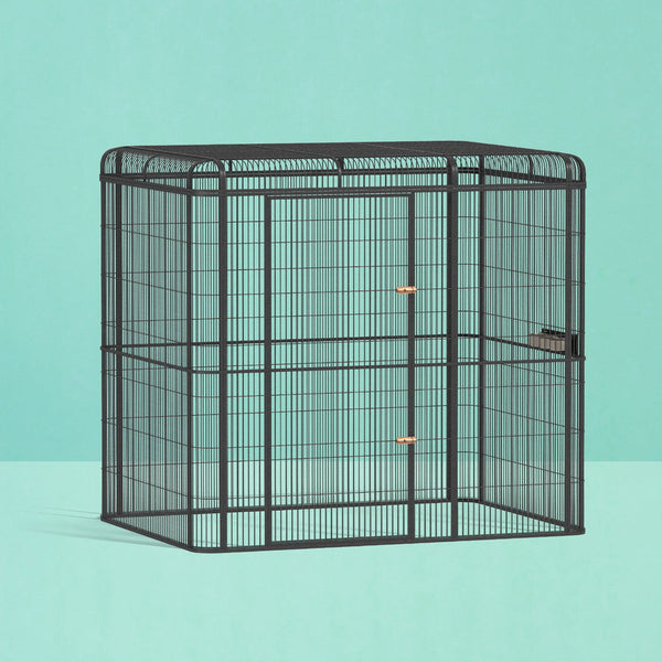 Bird Cages I.Pet Bird Cage Large Walk In Aviary Budgie Perch Parrot Huge 203Cm