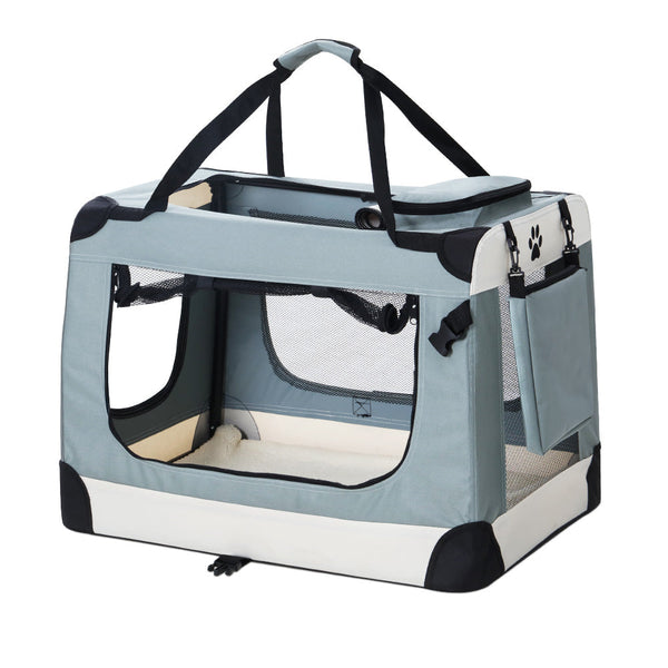 I.Pet Carrier Soft Crate Dog Cat Travel 90X61cm Portable Foldable 2Xl Small Animal Supplies