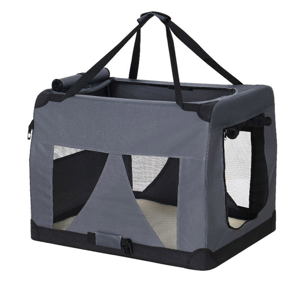 I.Pet Carrier Soft Crate Dog Cat Travel 90X61cm Portable Foldable 2Xl Small Animal Supplies