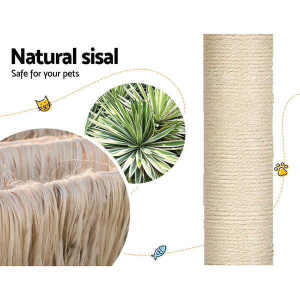 I.Pet Cat Tree 178Cm Tower Scratching Post Scratcher Wood Bed Condo House Ladder Furniture & Scratchers