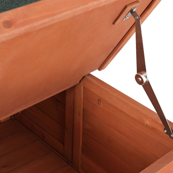 I.Pet Rabbit Hutch Outdoor Cat House Shelter Condo Small Enclosure Indoor Small Animal Cages & Hutches