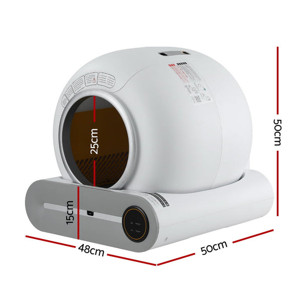 I.Pet Automatic Box Self Cleaning Large Smart Toilet Tray App Control 9L Cat Litter