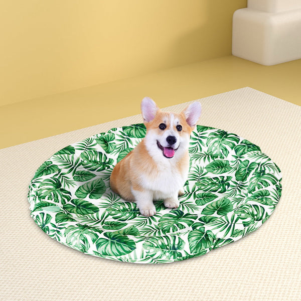 I.Pet Cooling Mat Gel Dog Cat Self Cool Puppy Large Round Bed Summer Cushion Pet Beds