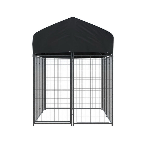 I.Pet Dog Kennel Extra Large House Outdoor Playpen Pet Puppy Metal Backyard Dog Kennels