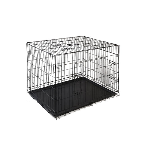 I.Pet 42" Dog Cage Crate Large Kennel 3 Doors Dog Kennels