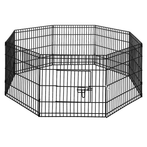 I.Pet 2X24" 8 Panel Dog Playpen Pet Fence Exercise Cage Enclosure Play Pen Fences & Pens