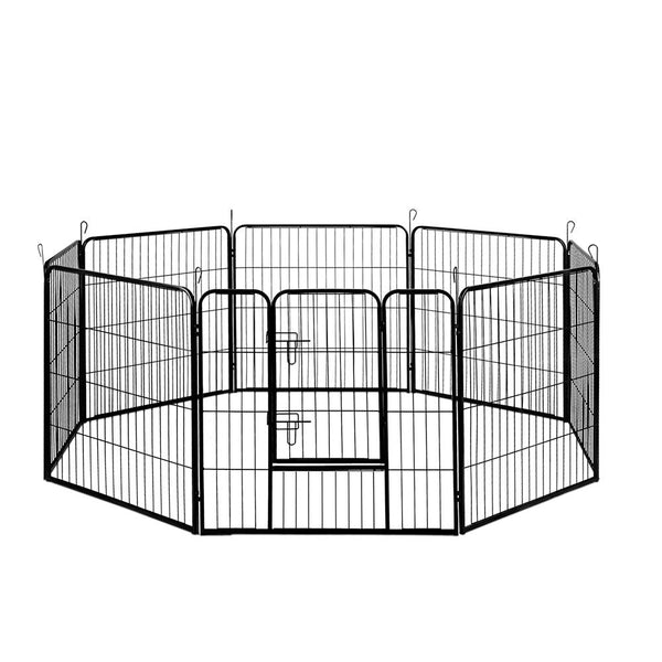 I.Pet 24" 8 Panel Dog Playpen Exercise Cage Enclosure Fence Pen Fences & Pens