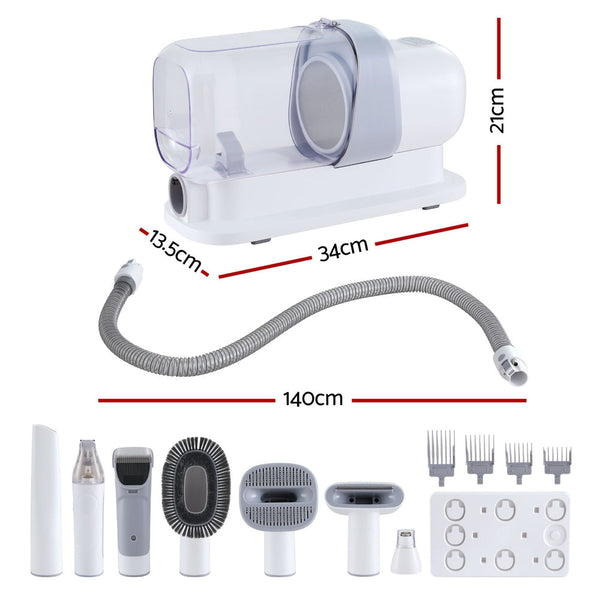 I.Pet Grooming Kit Vacuum Dog Cat Hair Dryer Remover Clipper Brushes Cleaning Dog Grooming
