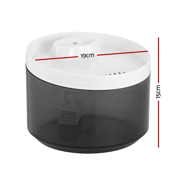 Dog Automatic Feeders I.Pet Water Fountain Feeder Dispenser Filter Dog Cat Drinking Automatic 2.2L