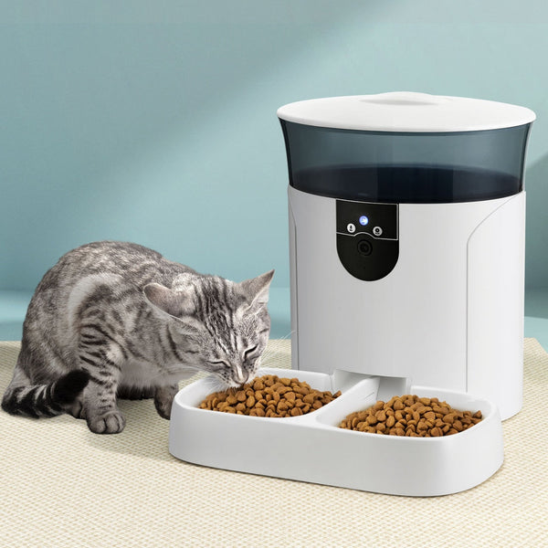 I.Pet Automatic Feeder Dog Cat Camera Wifi Smart Food Dispenser Timer 7L App Dog Automatic Feeders