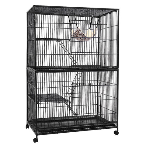 I.Pet Rabbit Cage 142Cm Hutch 4 Level Bird Guinea Pig Ferret Small Animal Cages & Hutches