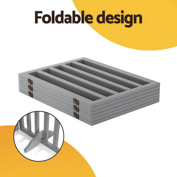 I.Pet Dog Playpen Enclosure 6 Panel Fence Pen Fences & Pens