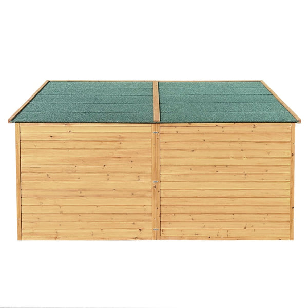 I.Pet Dog Kennel Extra Large 2.28M Wooden House Bed Outdoor Pet Puppy Cabin Log Dog Kennels