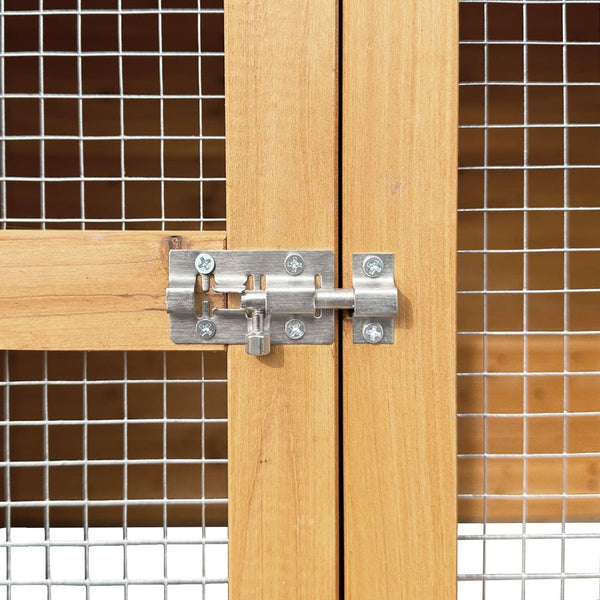 I.Pet Dog Kennel Extra Large 2.28M Wooden House Bed Outdoor Pet Puppy Cabin Log Dog Kennels