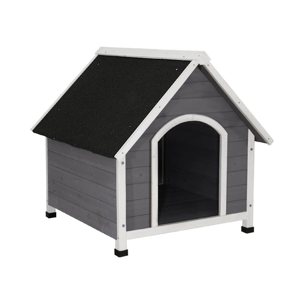 I.Pet Dog Kennel Wooden Large Outdoor House Indoor Puppy Cabin Weatherproof Dog Kennels
