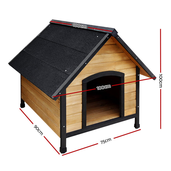 I.Pet Dog Kennel Extra Large Wooden Outdoor House Puppy Xl Crate Cabin Waterproof Dog Kennels