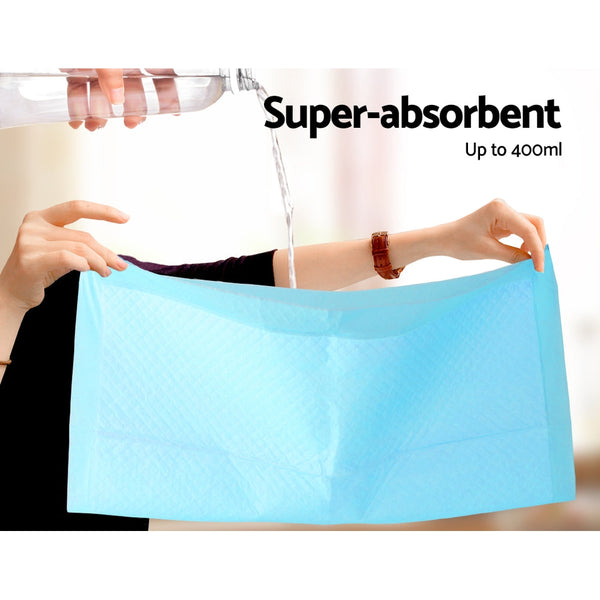 I.Pet Training Pads 200Pcs 60X60cm Puppy Dog Toilet Pee Indoor Super Absorbent Blue Puppy Training Pads