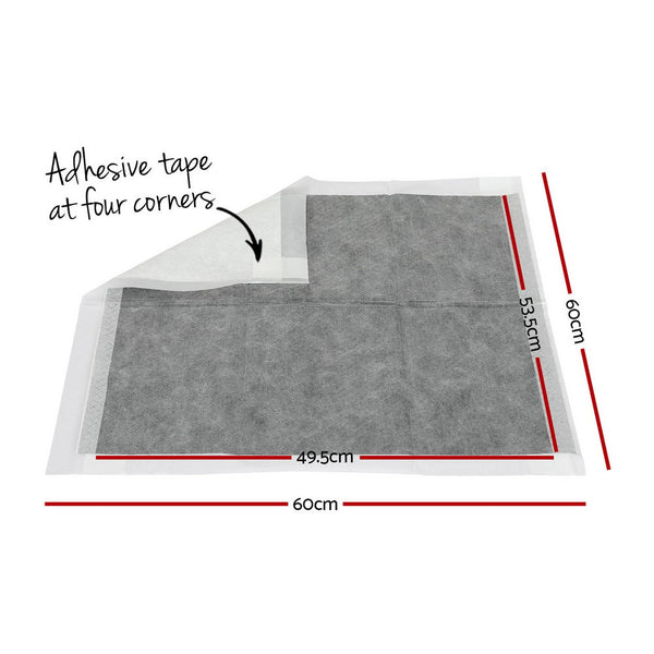 I.Pet Training Pads 200Pcs 60X60cm Puppy Dog Toilet Pee Indoor Super Absorbent Grey Puppy Training Pads