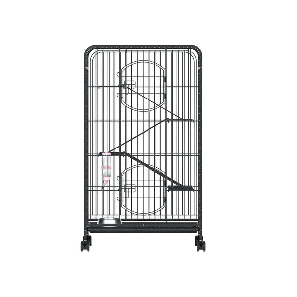 I.Pet Rabbit Cage Indoor Hutch Guinea Pig Bird Ferret Cat Hamster 110Cm 4 Level Small Animal Cages & Hutches