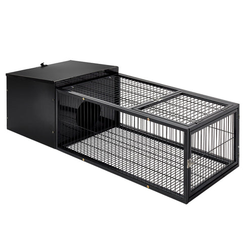 I.Pet Rabbit Cage 122X52cm Hutch Enclosure Carrier Metal Small Animal Cages & Hutches