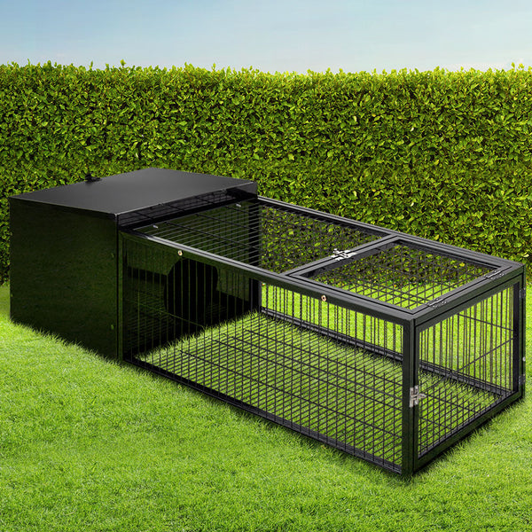 I.Pet Rabbit Cage 122X52cm Hutch Enclosure Carrier Metal Small Animal Cages & Hutches