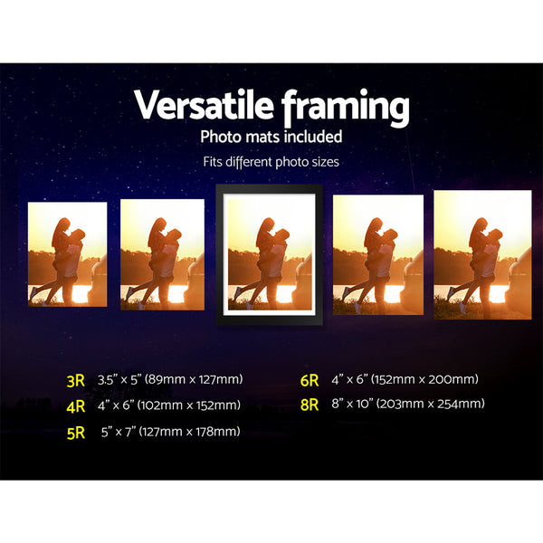 Artiss Art Holder 11Pcs 5X7" 6X8" 8X10" Black Photo Frames