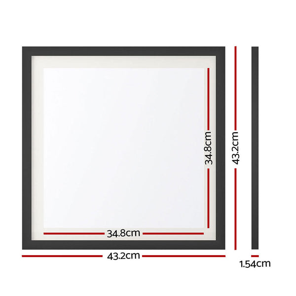 Artiss Photo Frame 2Pcs Set Black Photo Frames